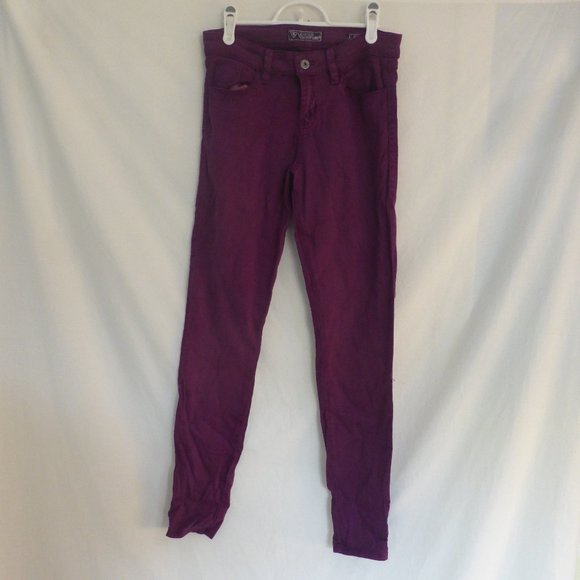 GUESS, Brittney Skinny, purple denim, size 29, GUC